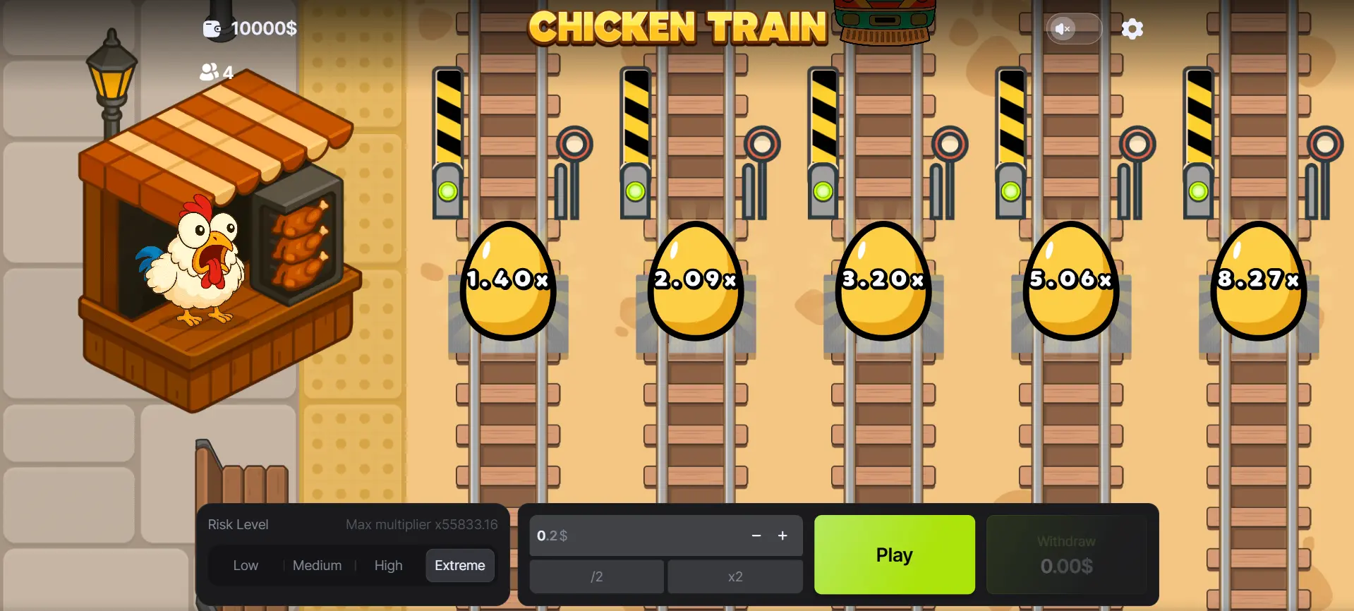 How to play Chicken vs Train
